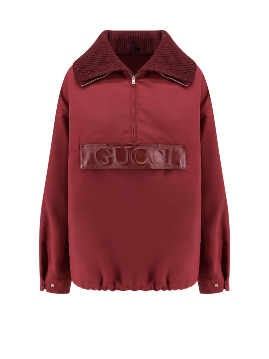 Gucci Rosso Ancora Technical Gabardine Jacket