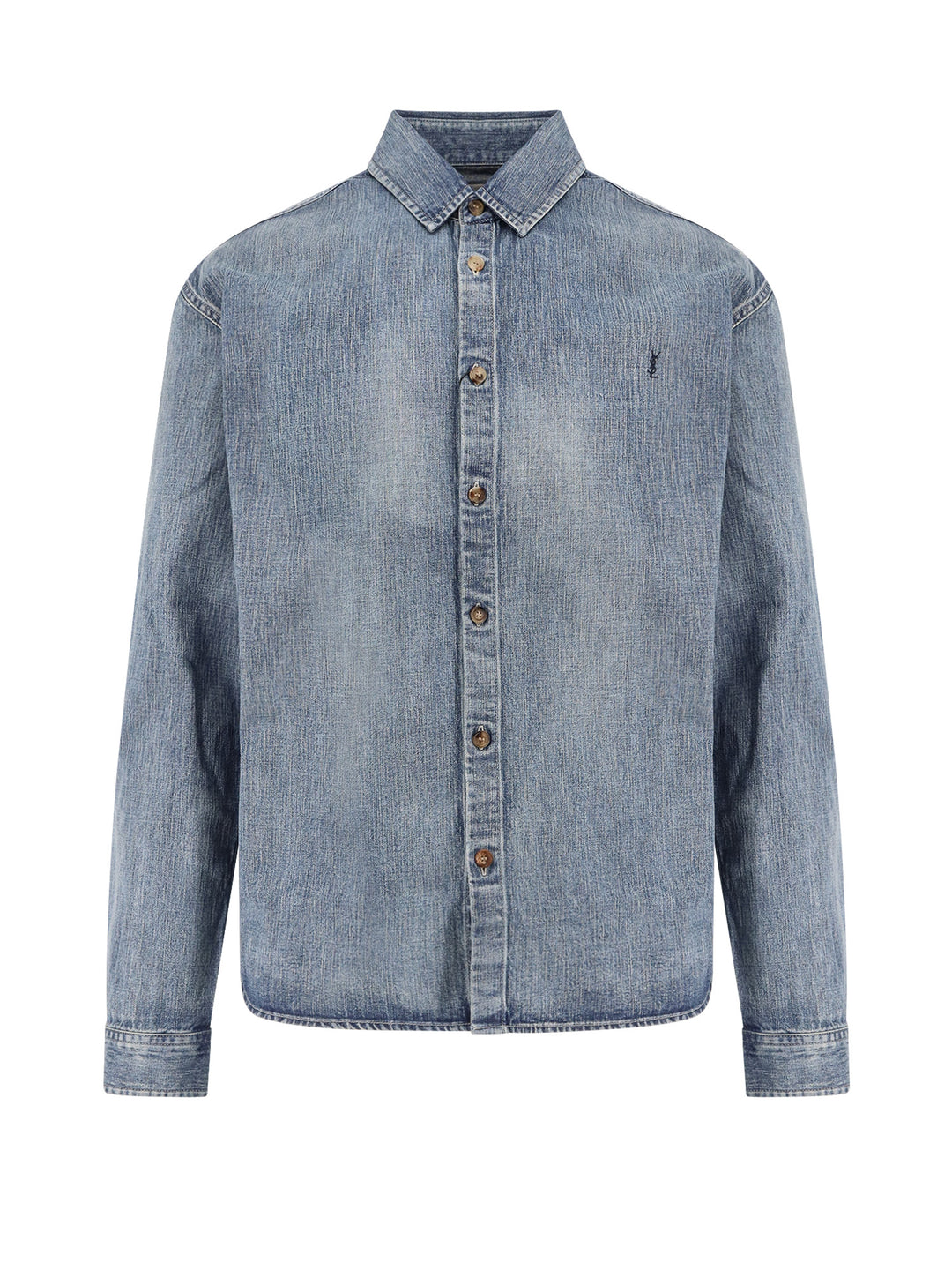 Saint Laurent Shirts - Blue and green | 8eb5b944e7b600118fa842aae5997a159ac21527