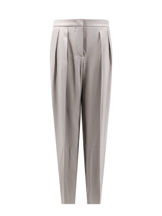 Silk Trouser With Pinces