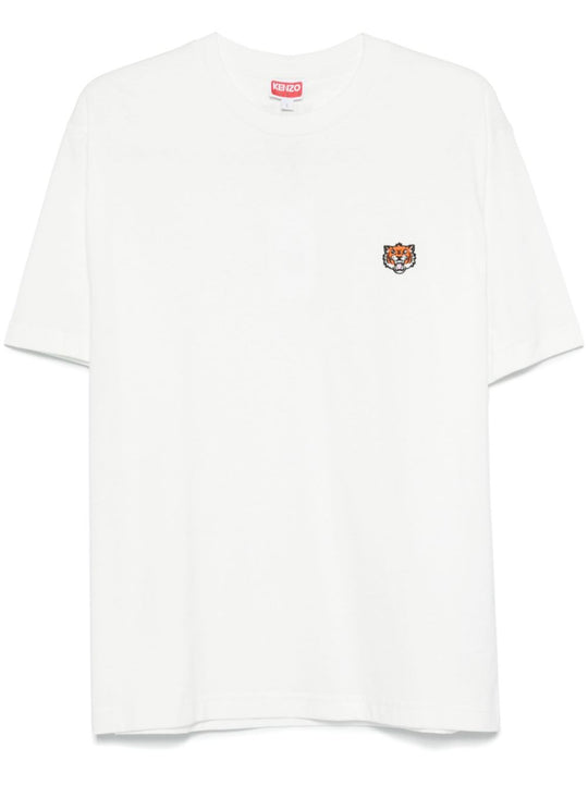 "Lucky Tiger" Embroidered T-Shirt.