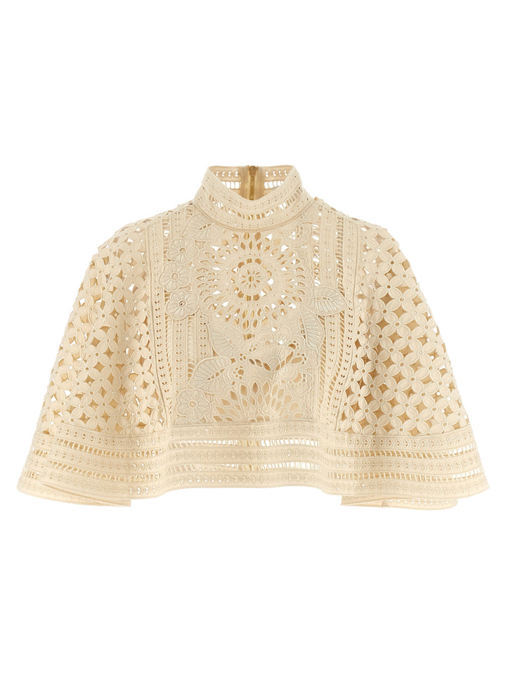 Zimmermann Indra Capes - Beige | d2ea9eb3e3a9a7542e1b186dc0be57d457d71a72