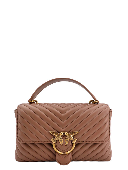 Love Lady Matelassã© Leather Handbag With Love Birds Buckle