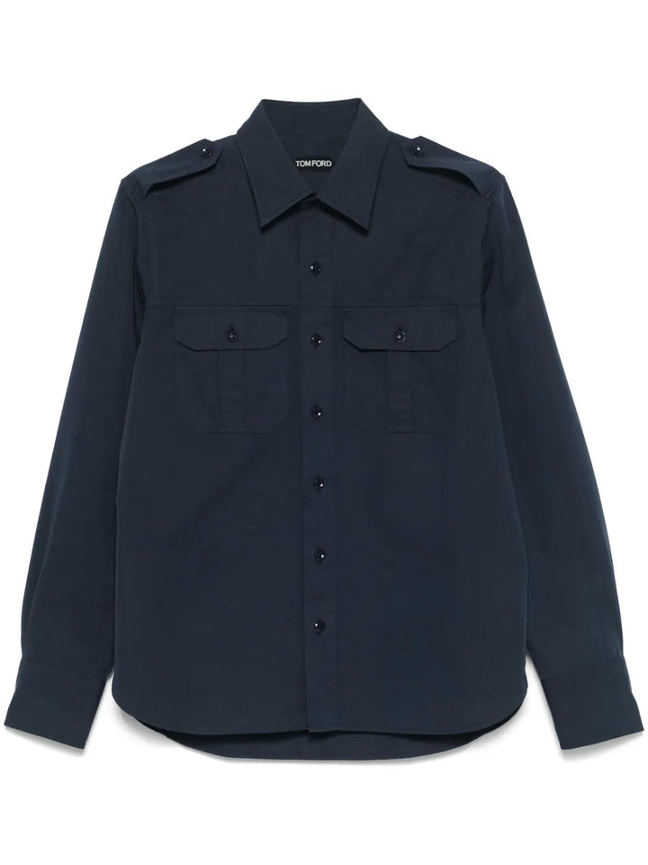 Tom Ford Shirts - Blue | fae88a2d758140513c8c97ce97d498beb936467d