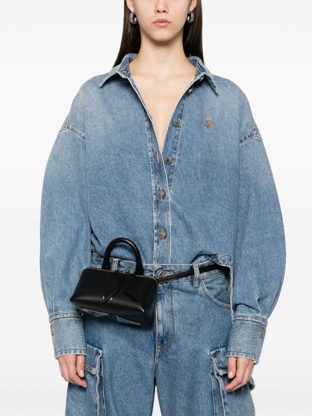 The Attico Handbag - Black | fa222ade0fe3b4b758f1847ec7ad218960c93ad8