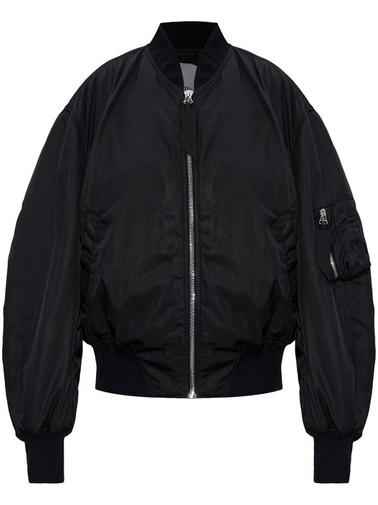 Bomber Jacket With Bishop Sleeves