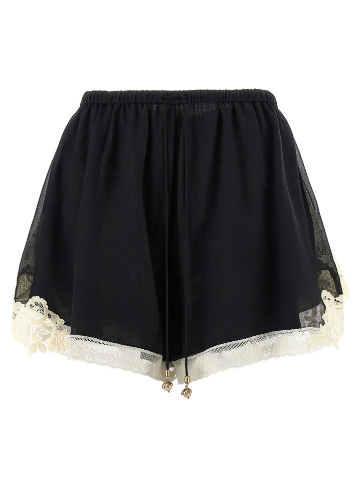 Zimmermann Roselight Bermuda and Short - White/Black | 27a77907d93fcbc960fb586d5c5c6a425d6ccb1f