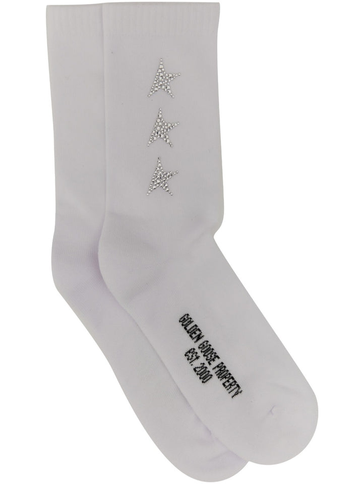 Golden Goose Socks - White | Wanan Luxury