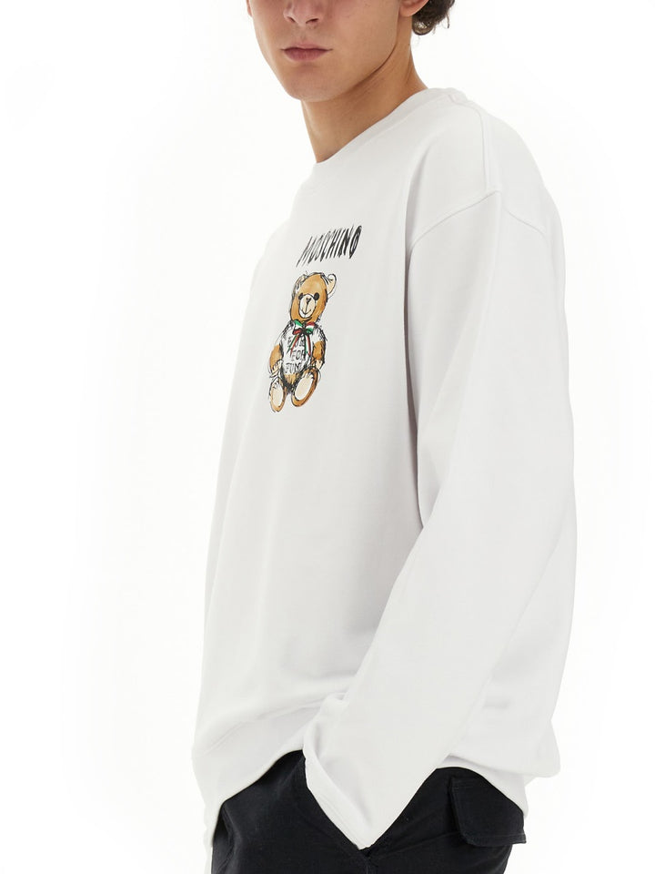 Moschino Sweatshirts - White | Wanan Luxury