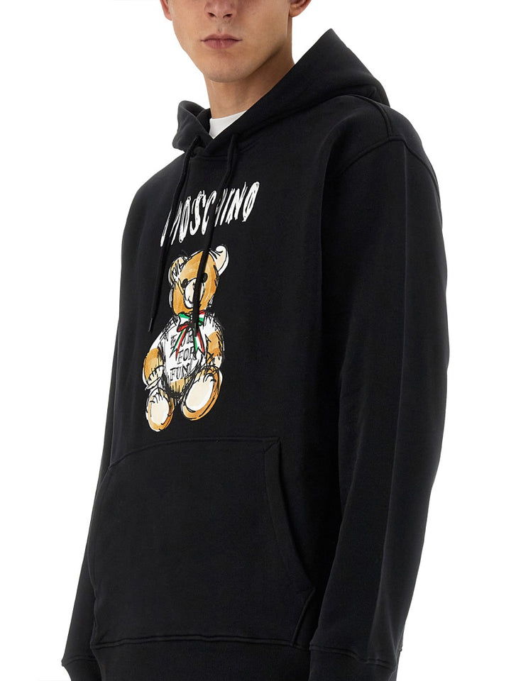 Moschino Sweatshirts - Black | Wanan Luxury