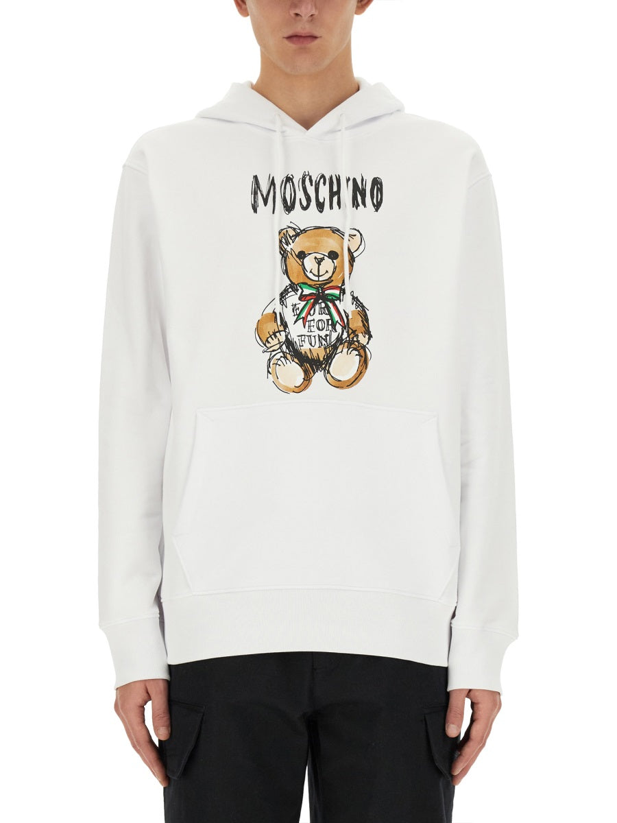 Moschino Sweatshirts - White | Wanan Luxury