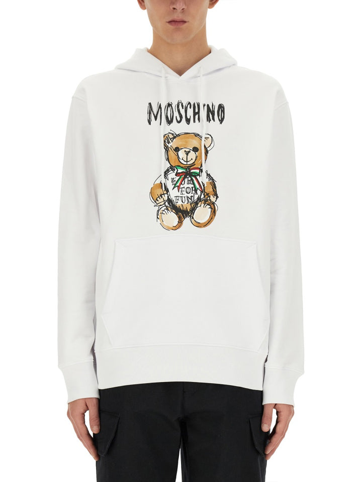 Moschino Sweatshirts - White | Wanan Luxury