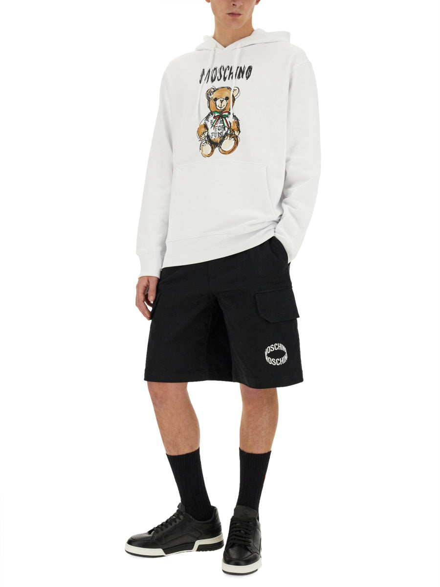 Moschino Sweatshirts - White | Wanan Luxury