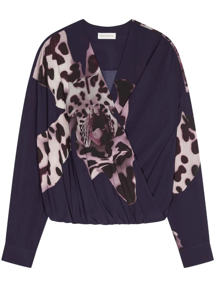 Dries Van Noten Shirts - Blue | 1e7e97cd220d51a10da7a550014f5cbfe9c7fb52