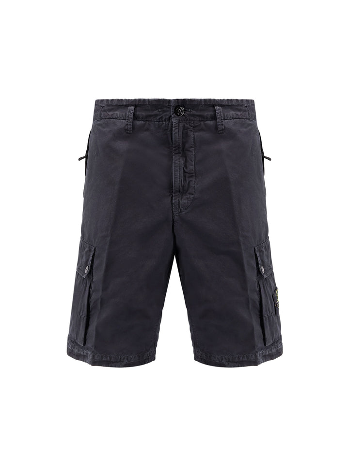 Stone Island Shorts - Blue and green | d7974b26515894df0e17fe6afaeb996f12b74308