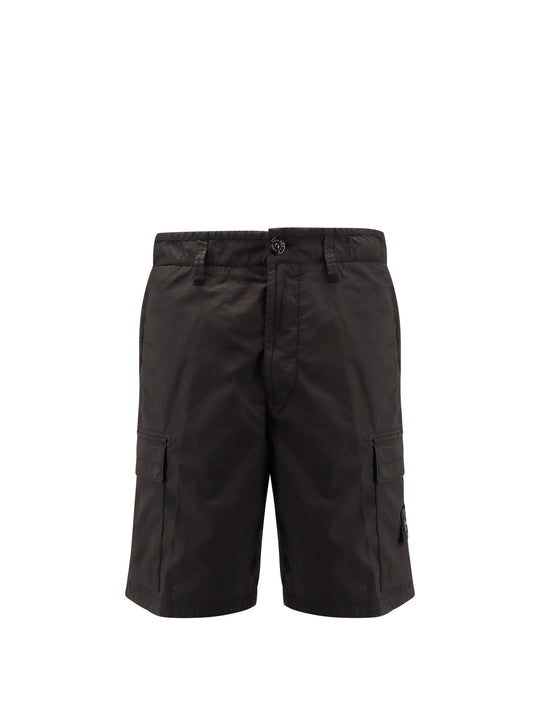 Stretch Cotton Bermuda Shorts