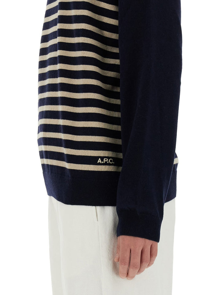 A.P.C. Sweaters - Blue | Wanan Luxury