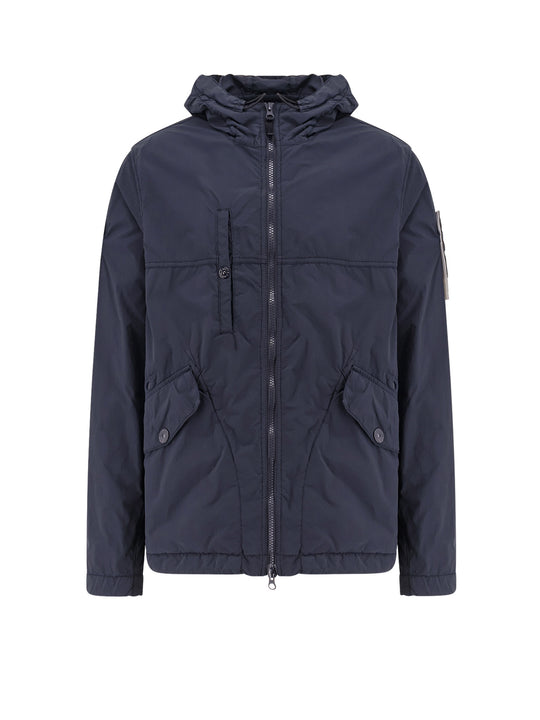 Recycled Nylon Jacket With Hood