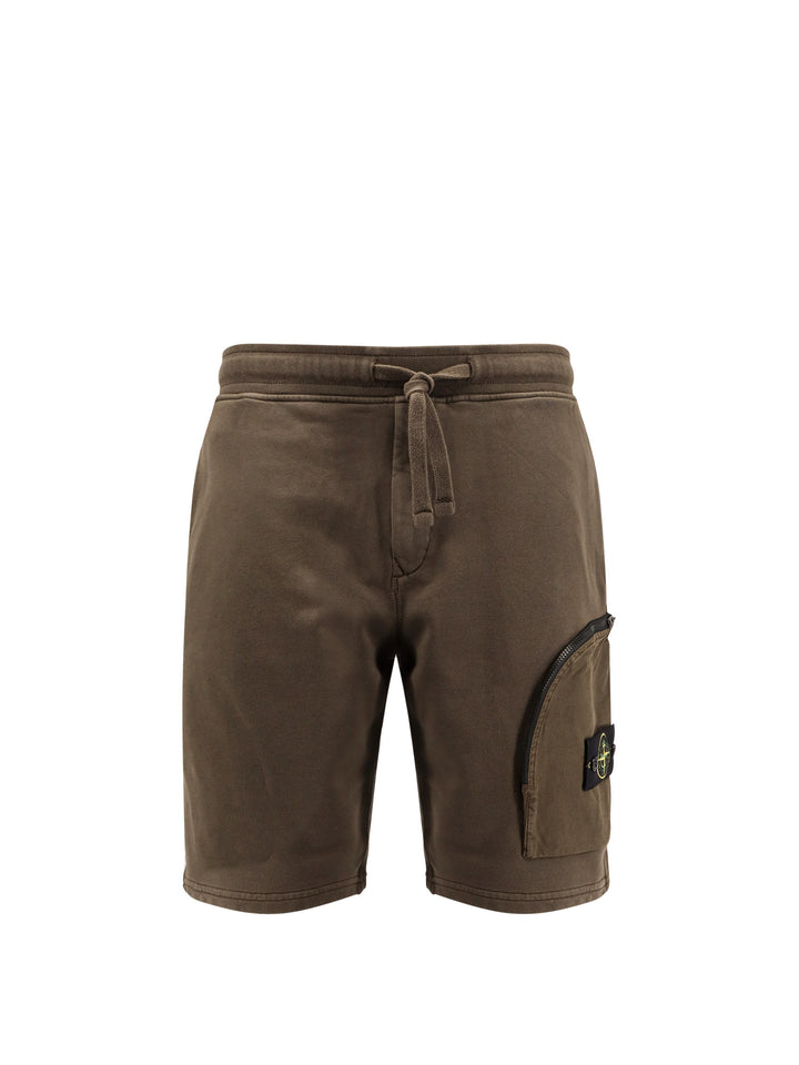 Stone Island Shorts - Blue and green | 41500557e4abe77fa306815515d787621d8216b8