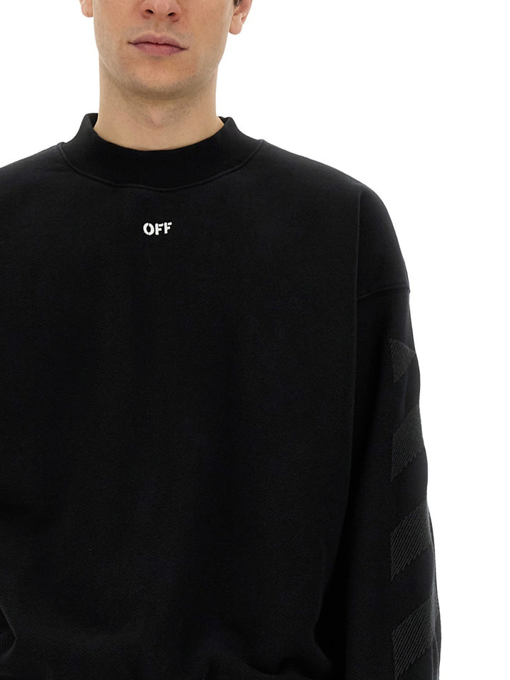 Off-White Sweatshirts - Black | Wanan Luxury