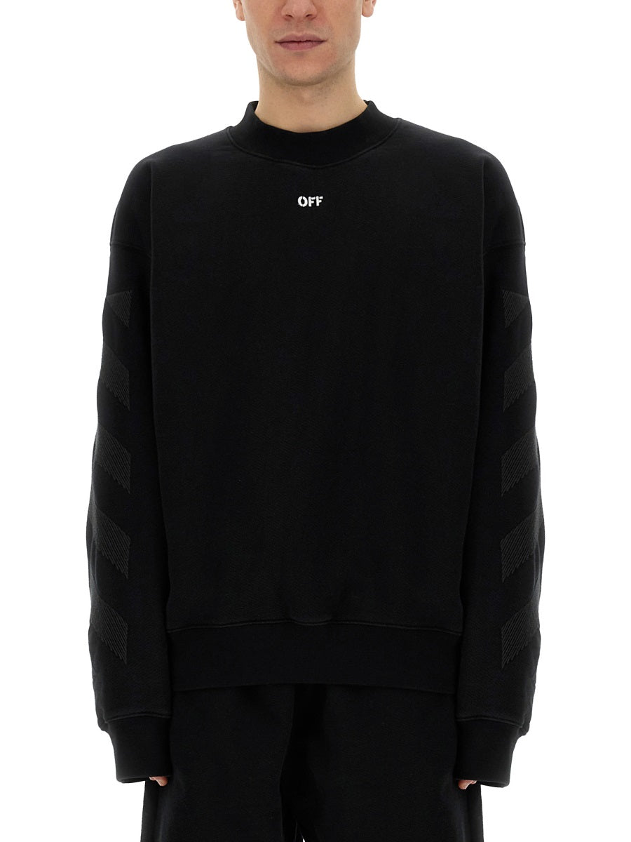 Off-White Sweatshirts - Black | Wanan Luxury