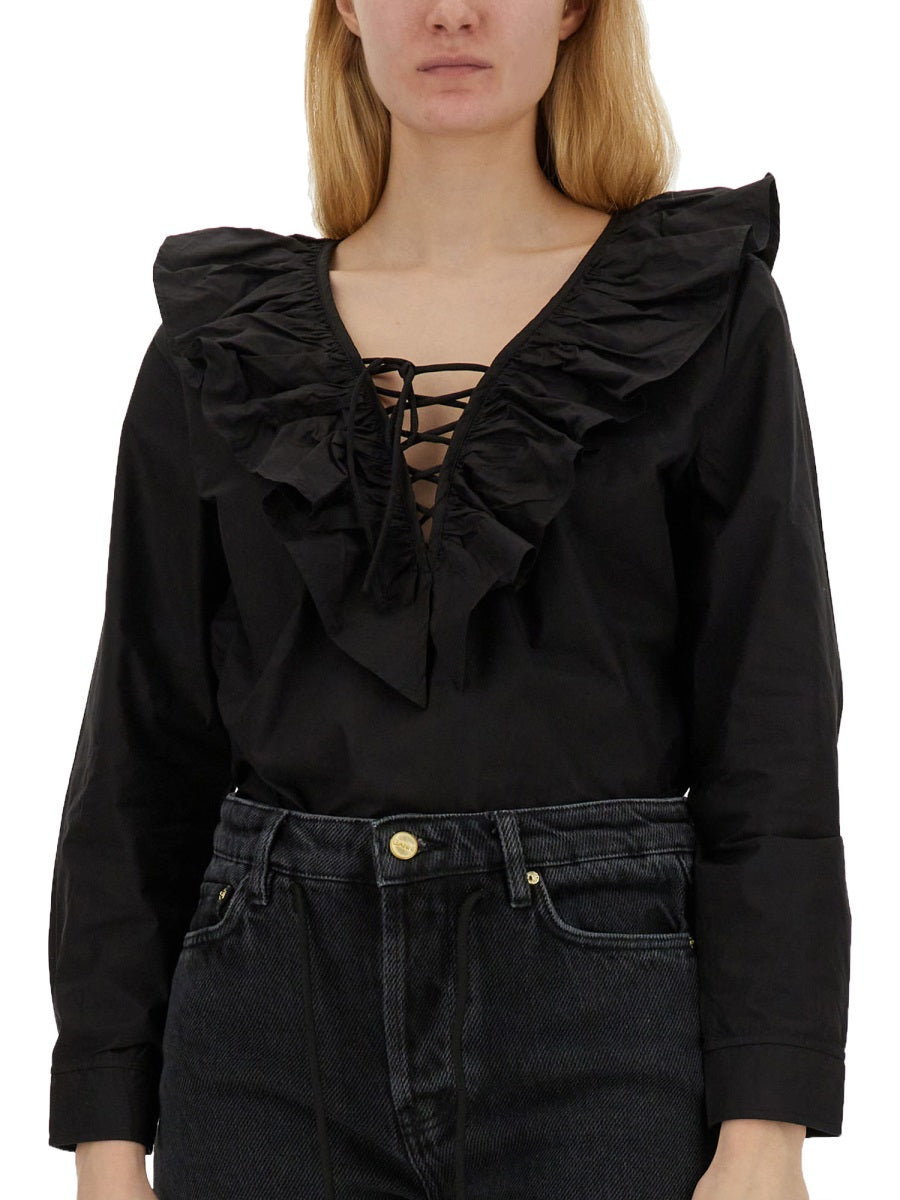 Ganni Tops - Black | 90acdb5cc8b90b7b93fb1402bd85cf68cecbf3fe