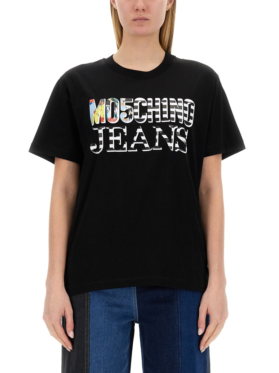 Moschino Jeans T shirts - Black | Wanan Luxury