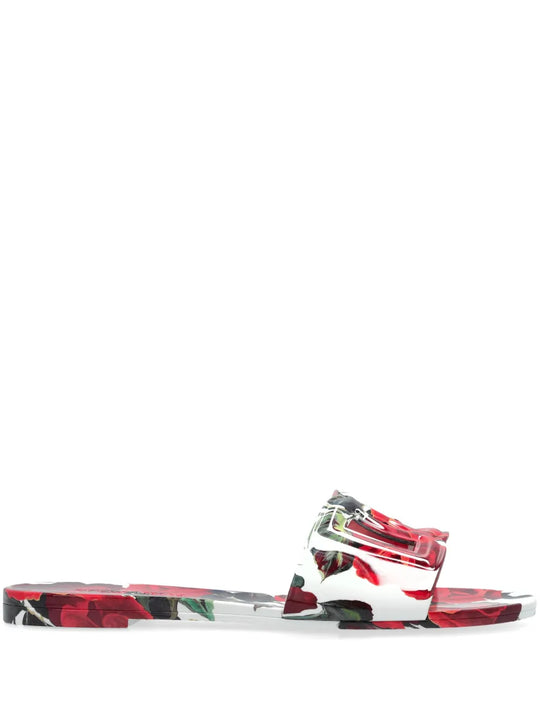 Floral Slide Sandals