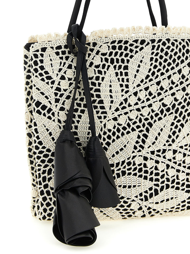 Magda Butrym Julia Hand Bags - White/Black | 72661fe6f2f255b2ee2d8c9ec8fd6c7cda3a2fc3