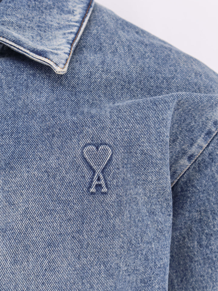 Ami Paris Jackets - Blue and green | 5227aa72f6082e50598196ae37f56b6d794b37f9