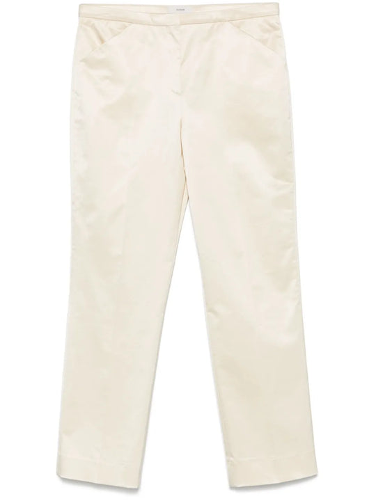 Straight Cropped Trousers