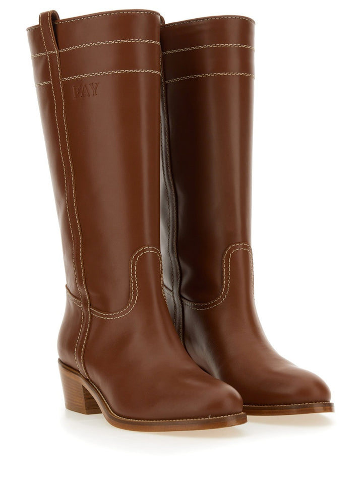 Fay Boots - Brown | Wanan Luxury