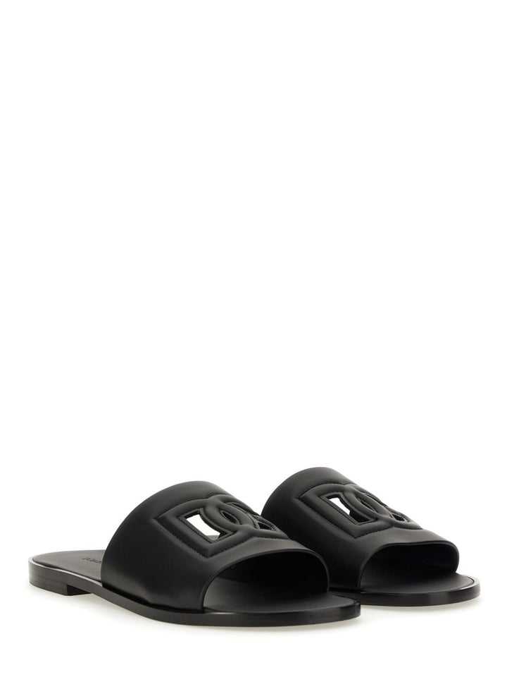 Dolce & Gabbana Sandals - Black | Wanan Luxury