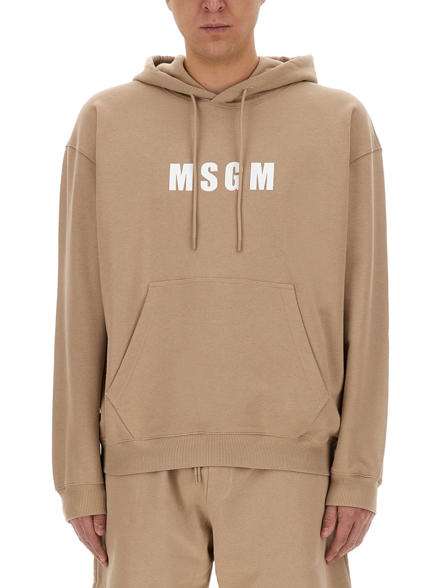 MSGM Sweatshirts - Beige | Wanan Luxury