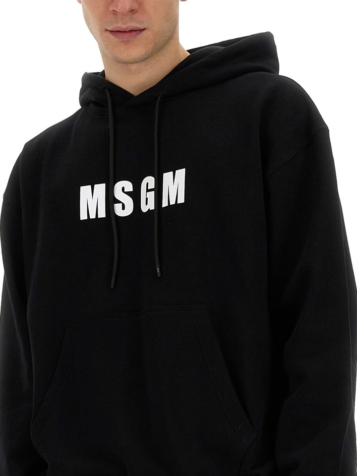 MSGM Sweatshirts - Black | Wanan Luxury