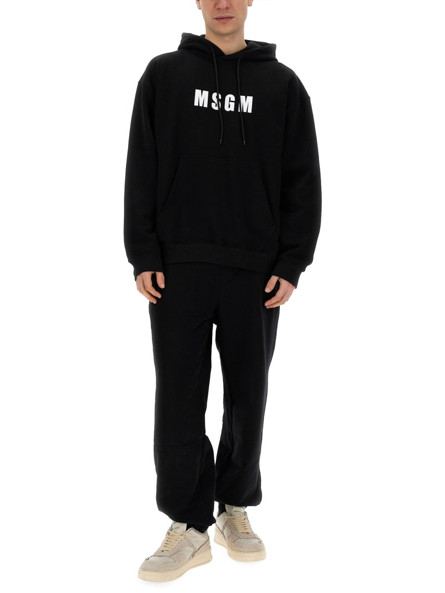 MSGM Sweatshirts - Black | Wanan Luxury