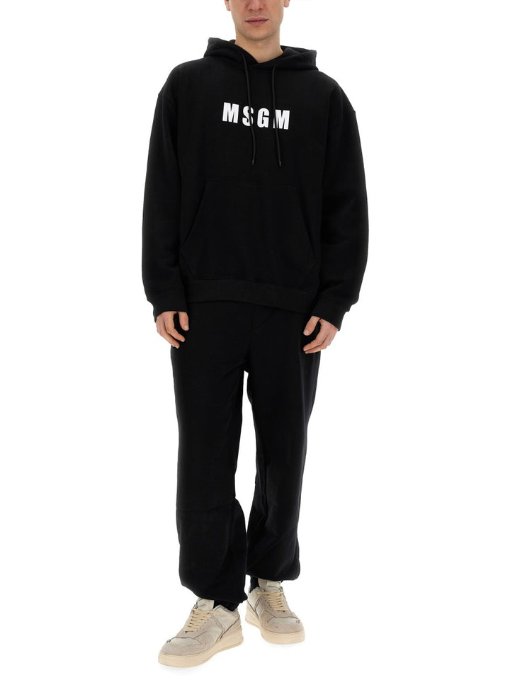 MSGM Sweatshirts - Black | Wanan Luxury
