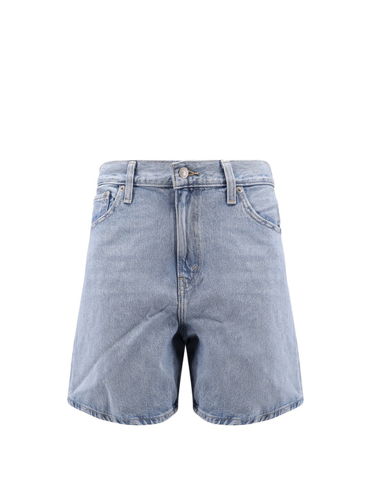 High Baggy Denim Shorts
