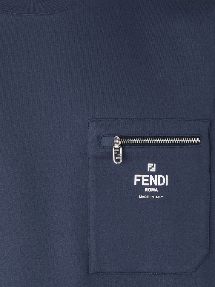 Fendi T-shirts and Polos - Blue and green | 21db30932a64bfe51cd4b695429a0c0133a1907b