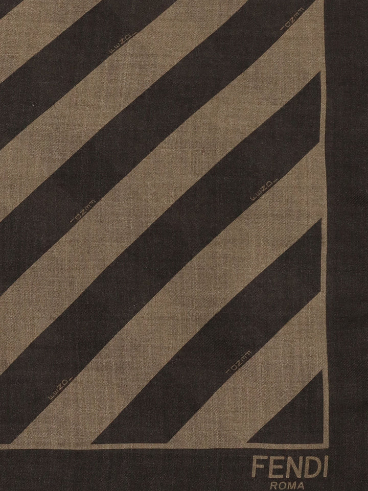 Fendi Scarfs - Brown | 4acfeb2df0db651824b62b651b8afe840a8cd7c7