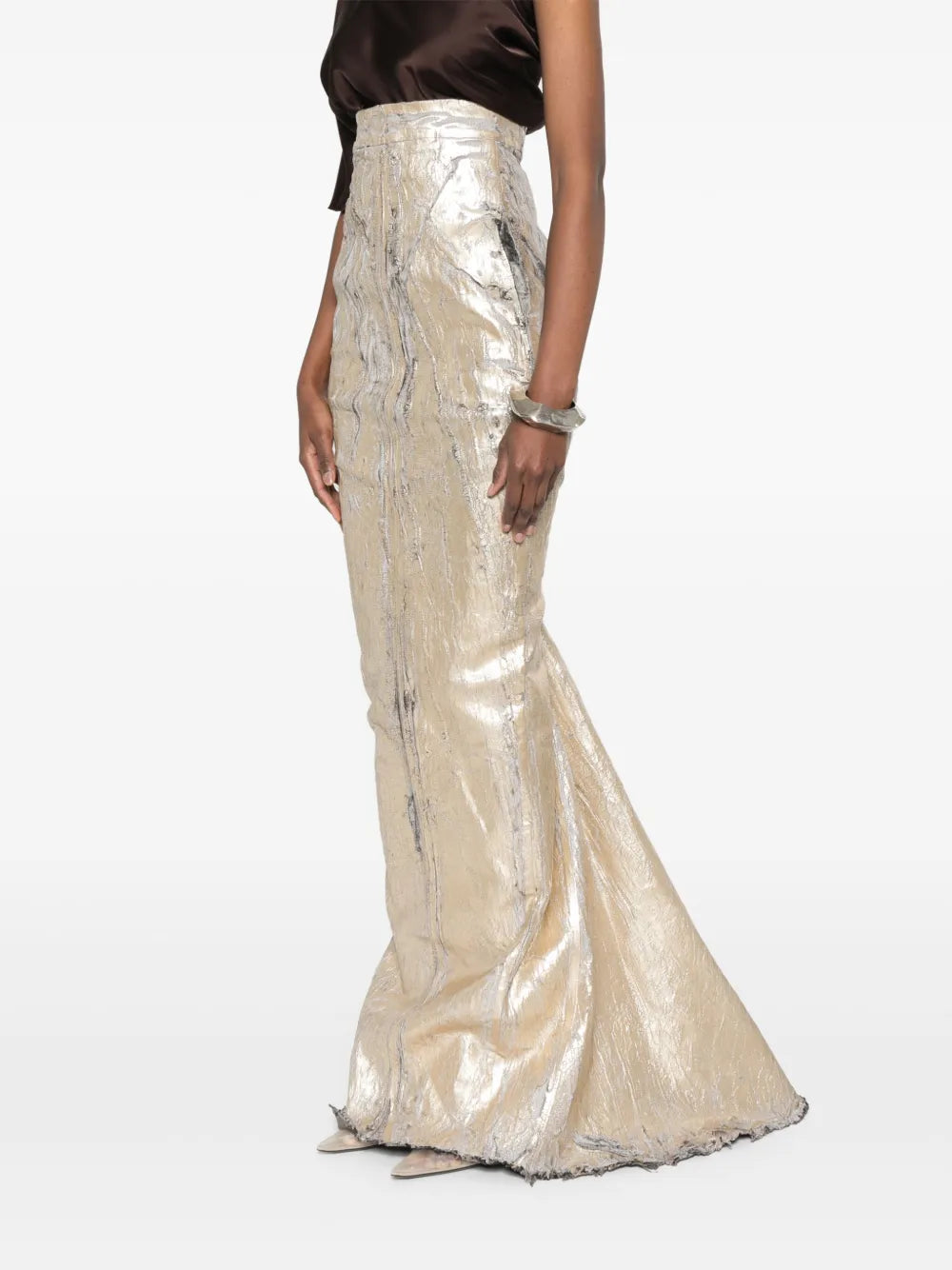 Rick Owens Mini skirts - Metallic | f3da9c59e6ef63fcfa5fcca9fcfecc3e6623ef8d