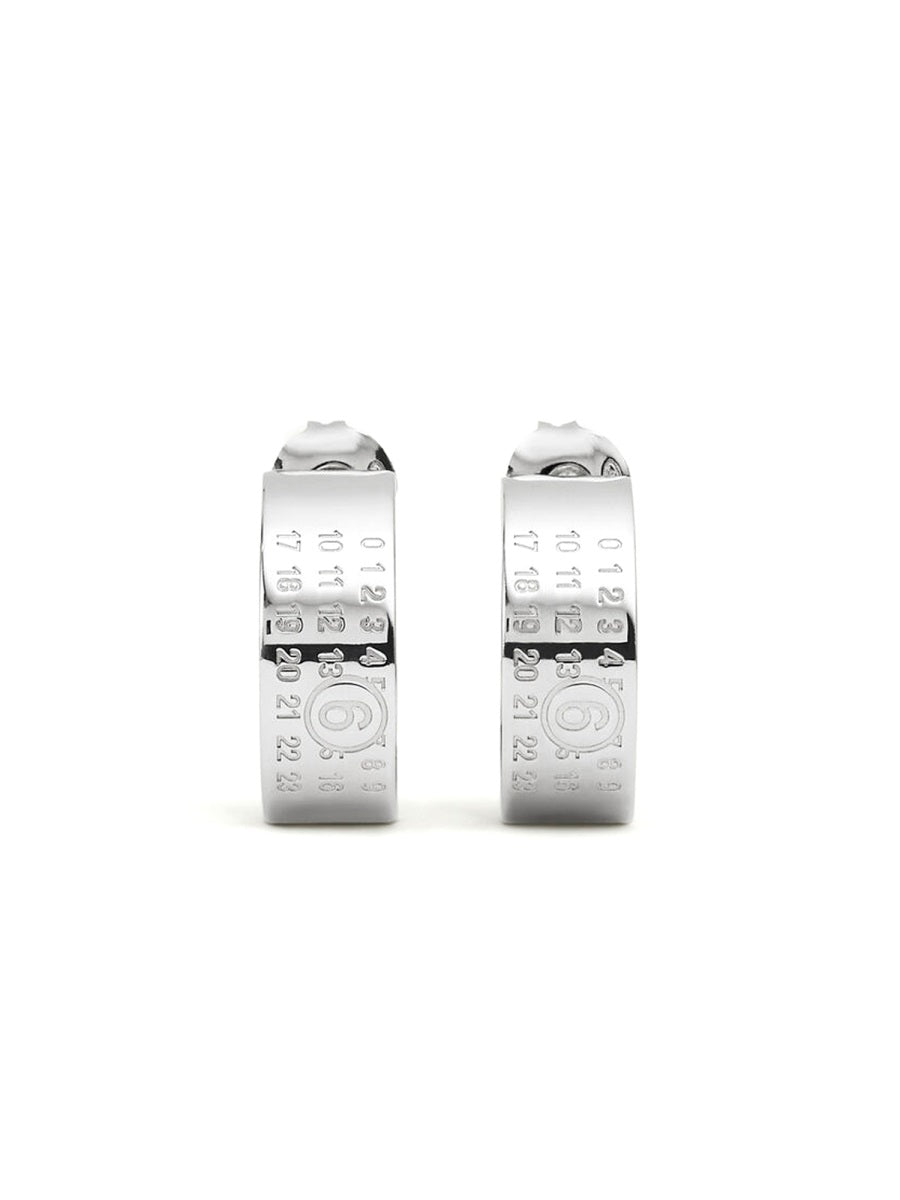 MM6 Maison Margiela Earrings - Silver | Wanan Luxury