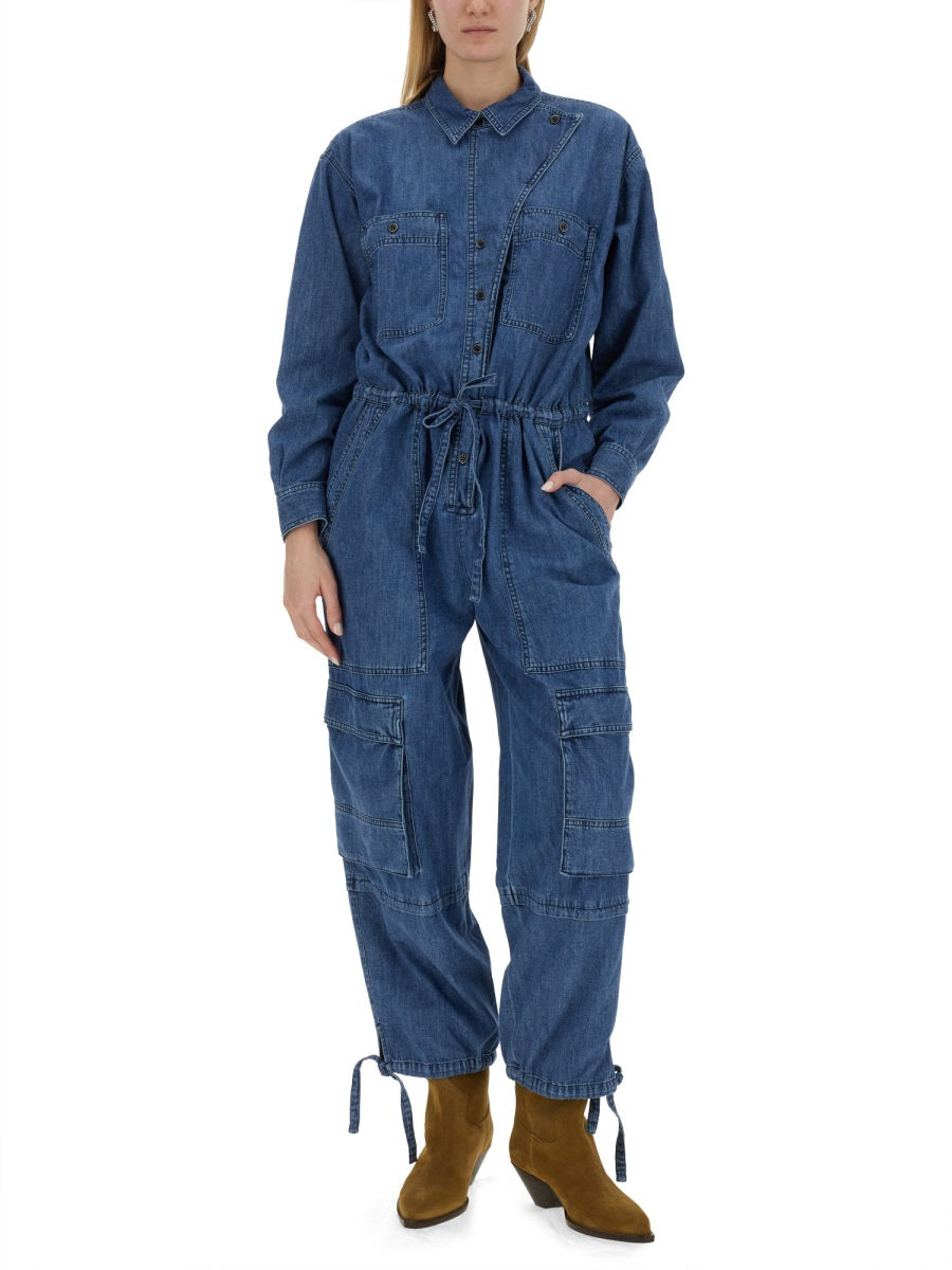 Isabel Marant Etoile Jumpsuits - Blue | Wanan Luxury