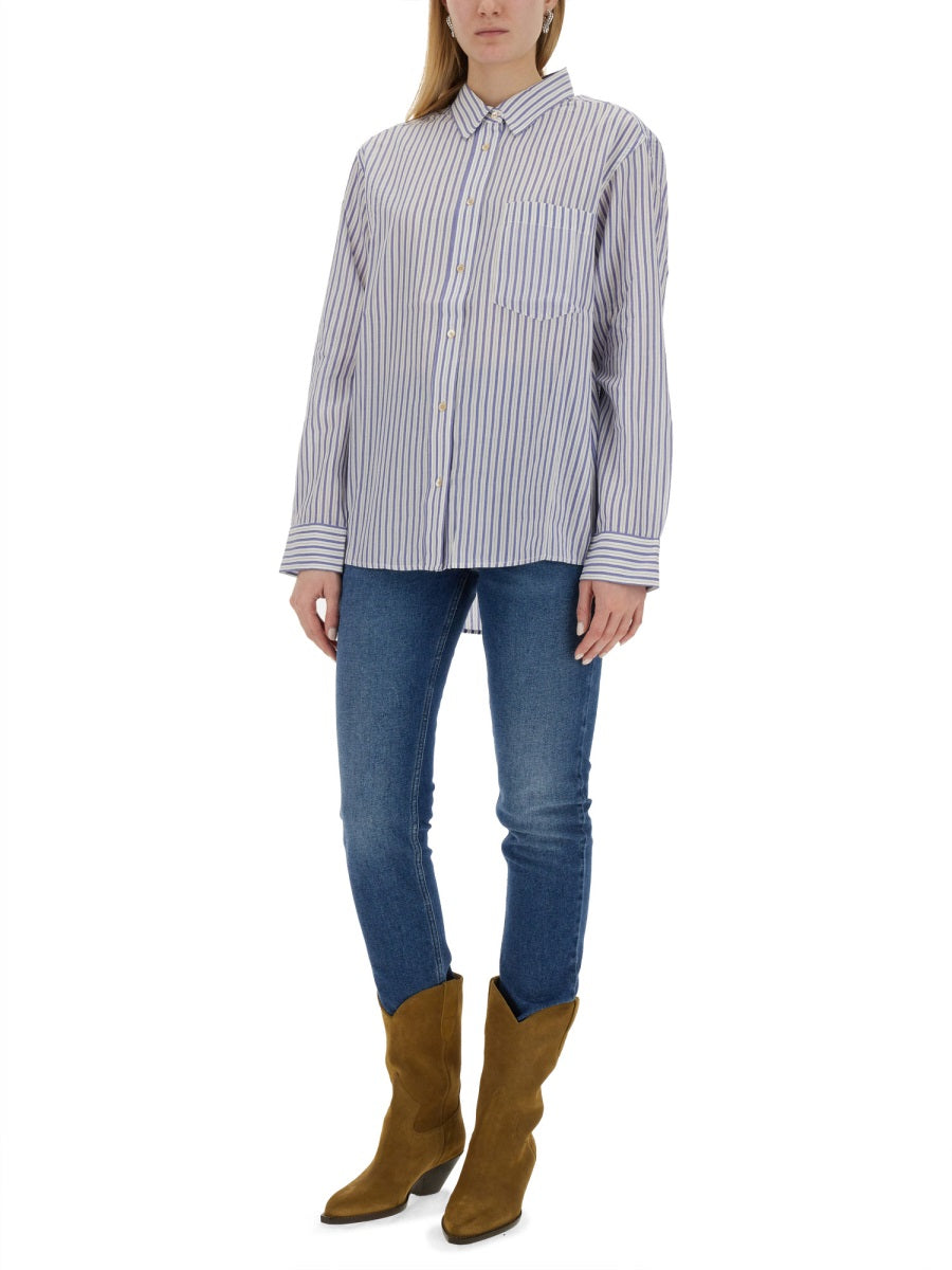 Isabel Marant Etoile Shirts - Light Blue | Wanan Luxury
