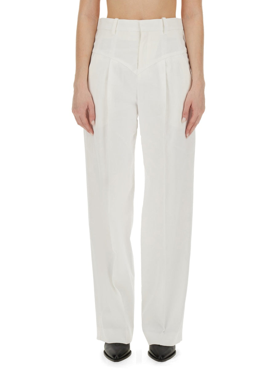 Isabel Marant Pants - White | 9ca4c509d442158f79c2b1ee06c2ffb7400964f7