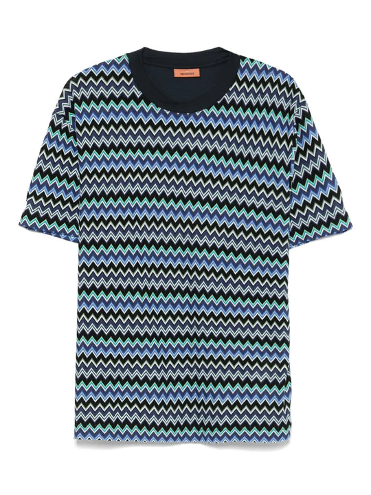 Zigzag Print T-Shirt