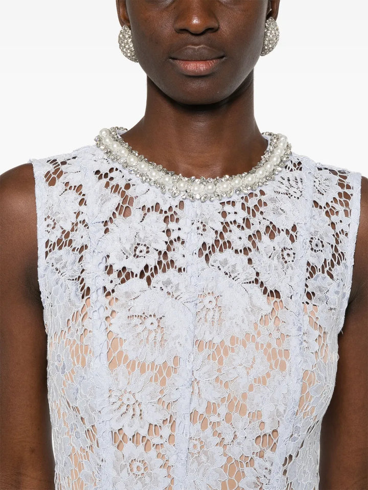 Self-Portrait Midi dresses - Blue | 19e5c95aaf2fc0c313247ddf32893cba32f704fa