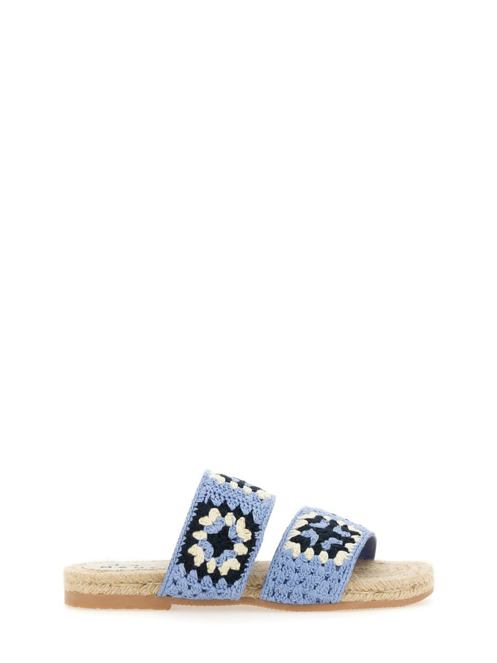 Manebí Flat Shoes - Blue | Wanan Luxury
