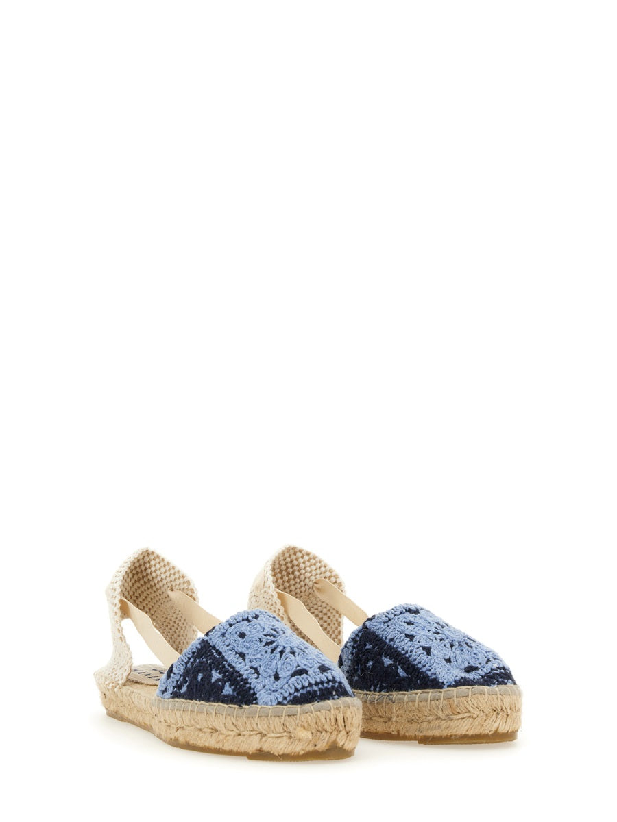 Manebí Flat Shoes - Blue | Wanan Luxury