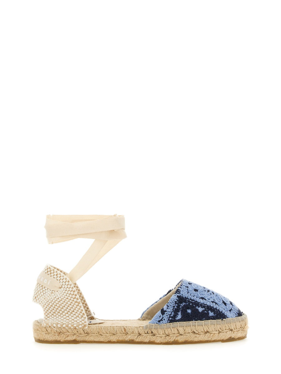 Manebí Flat Shoes - Blue | Wanan Luxury