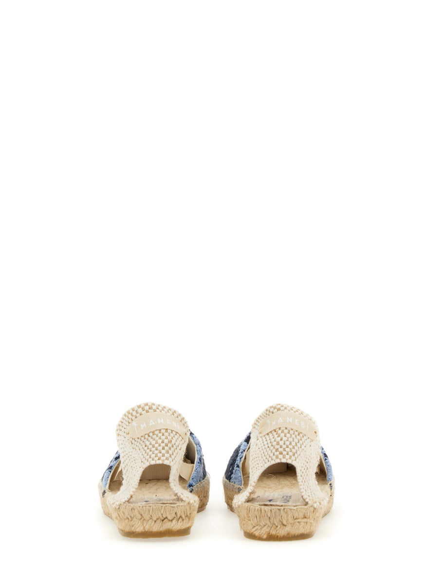 Manebí Flat Shoes - Blue | Wanan Luxury